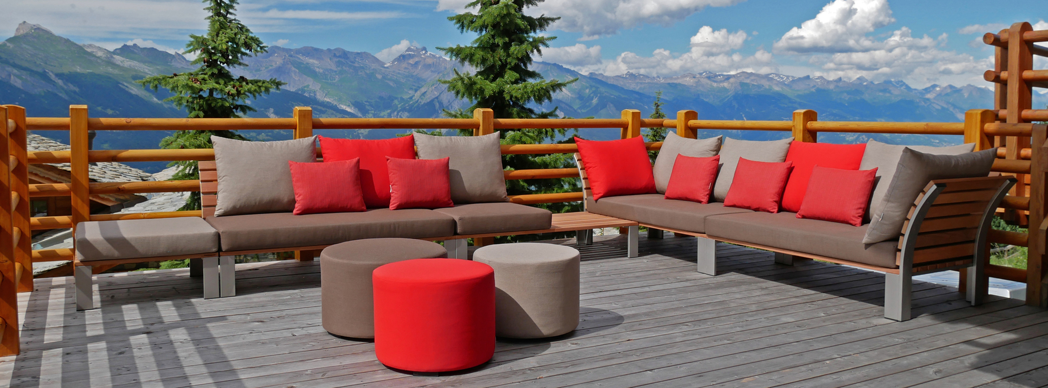 Loungeterras met spectaculair uitzicht