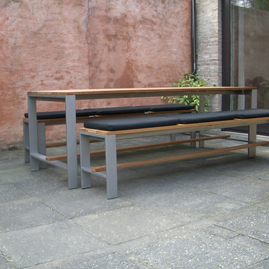 RVS tuintafel, design terrasmeubel