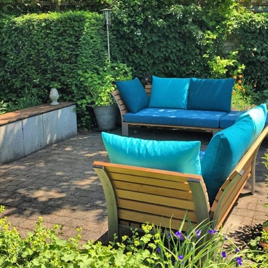 Loungeterras, relaxbank