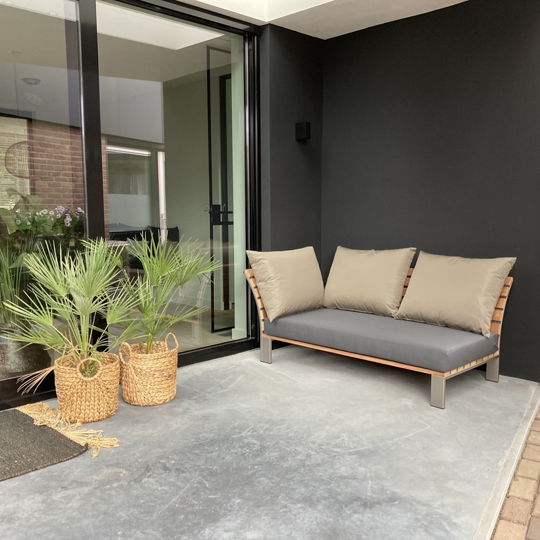 Besluit Buitenshuis meloen Loungebank | L Vorm | U Vorm | Loungeset hoekbank| Design tuinmeubelen