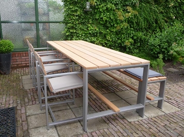 Design Dinning stoel met kussens - afb. 3