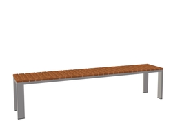 Moderne tuintafel bank twist bank 3 of 4 personen