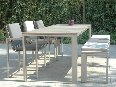 Moderne tuintafel 8 personen met stoelen - afb. 3