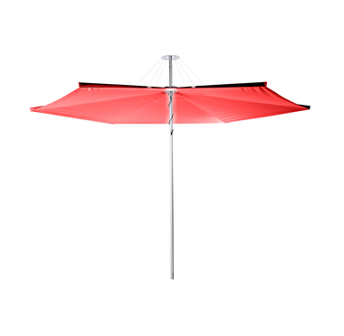 Umbrosa Infina Round design parasol rood - afb. 1